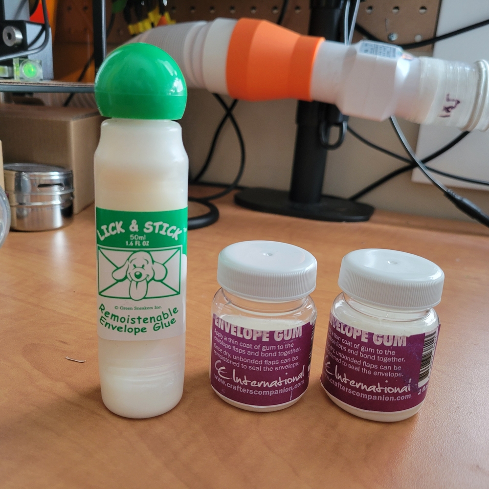 Moistening Glue with Green Cap